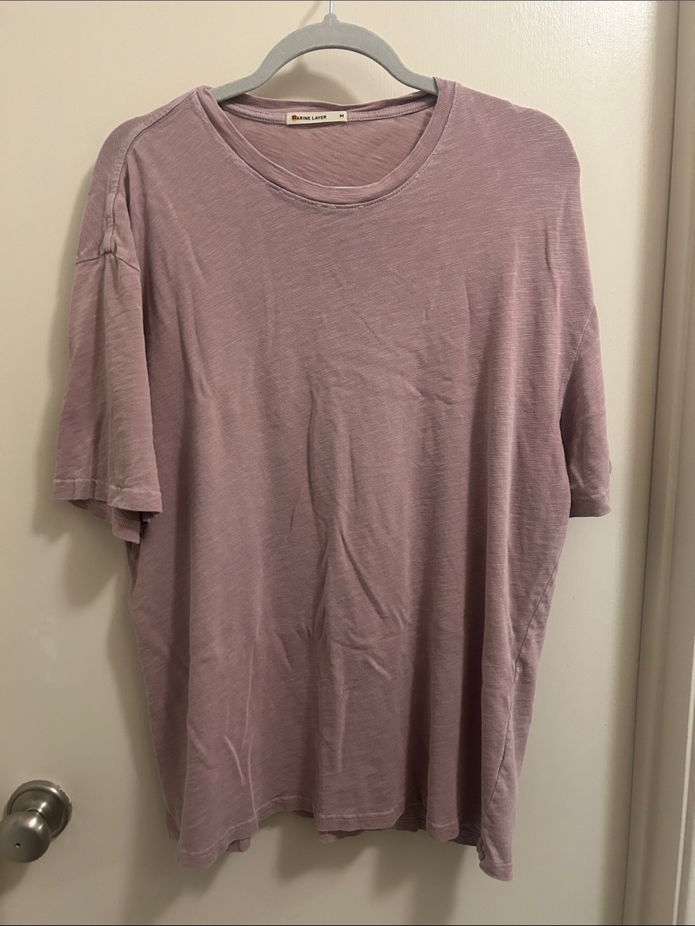 Marine Layer Signature Crew Tee Short Sleeve Sz Medium